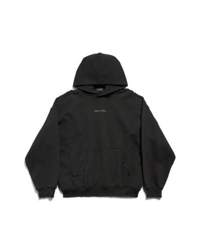 Balenciaga Back hoodie medium fit - Schwarz