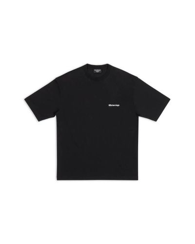 Balenciaga T-shirt bb corp medium fit - Nero