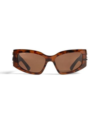 Balenciaga Bossy Cat Sunglasses - Brown