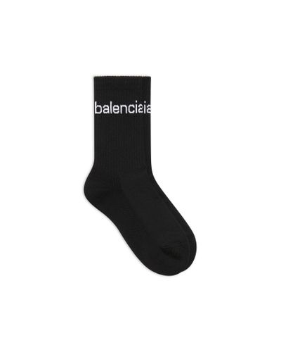 Balenciaga Bal. com socken - Schwarz
