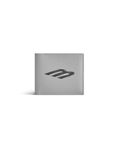 Balenciaga Cash Square Folded Wallet - Gray