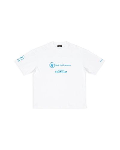 Balenciaga Camiseta wfp medium fit - Blanco