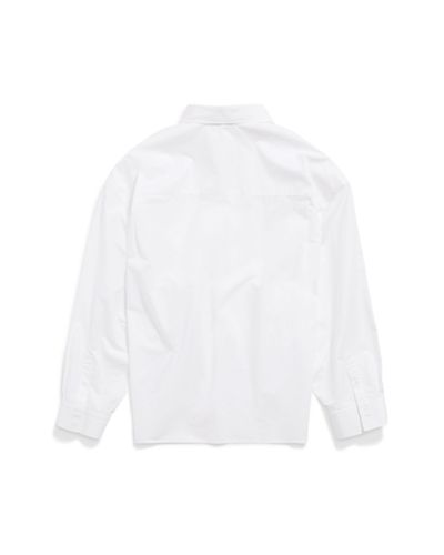 Balenciaga Wrap Shirt Large Fit - White