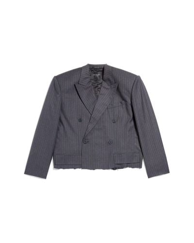 Balenciaga Cropped Blazer - Multicolor