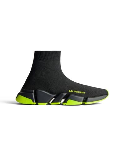 Balenciaga Sneaker speed 2.0 in maglia riciclata - Verde