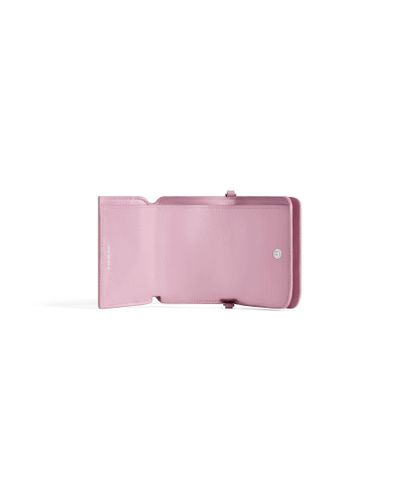 Balenciaga Cash Mini Wallet On Chain - Pink