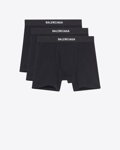 Balenciaga Three-pack Boxers - Black
