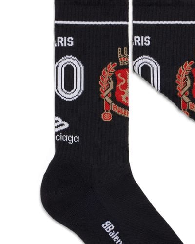 Balenciaga Paris Soccer Socks - Black