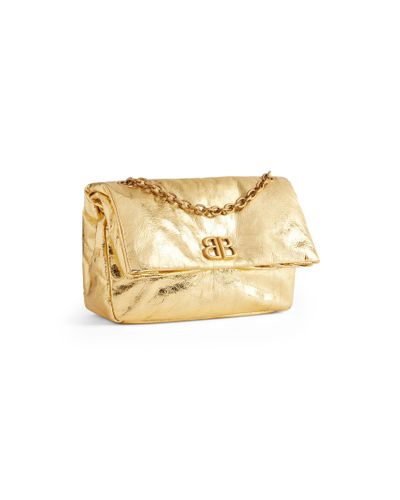 Balenciaga Monaco Small Chain Bag Metallized - Metallic