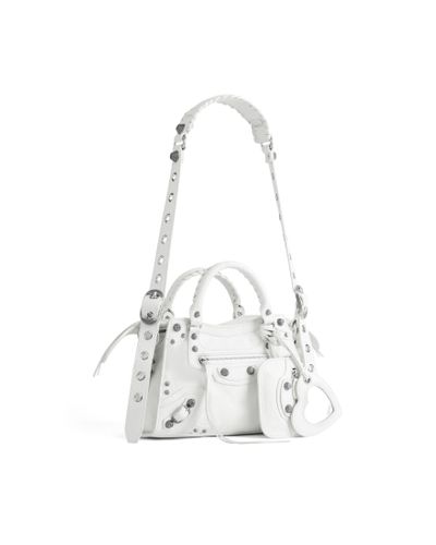Balenciaga Neo Cagole Xs Handbag - White