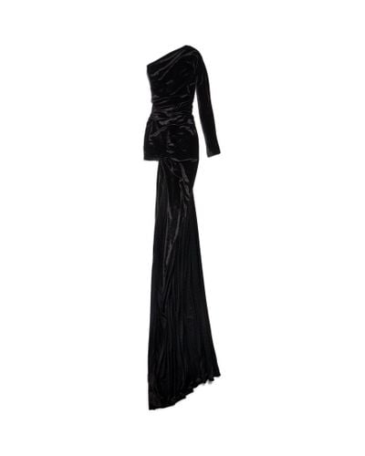 Balenciaga Asymmetric Dress - Black