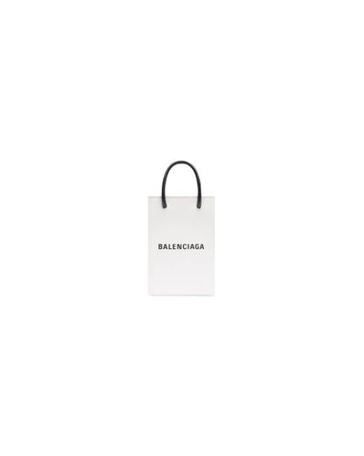 Balenciaga Mini Shopping Bag - White