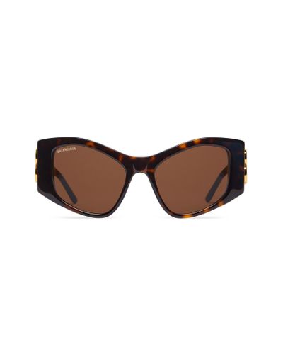 Balenciaga Dynasty Xl D-frame Sunglasses - Brown