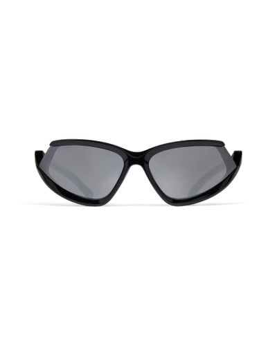 Balenciaga Side Xpander Cat Sunglasses - Black