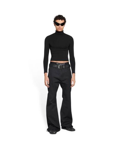 Balenciaga Flared Pants - Black