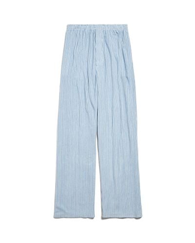 Balenciaga Large Pyjama Trousers - Blue