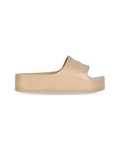 Balenciaga Chunky slide-sandale - Weiß