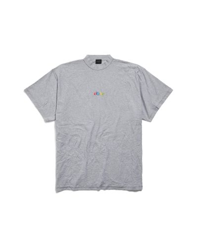 Balenciaga Ebay Inside-out T-shirt Oversized - Gray