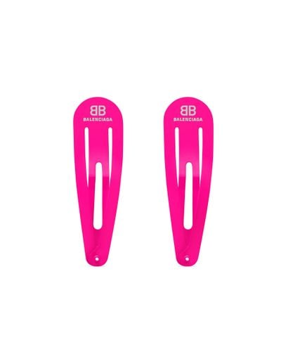 Balenciaga Holli Xxl Clip Set - Pink
