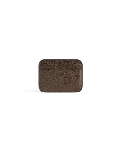 Balenciaga Cash Card Holder Metallized - Brown