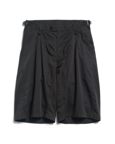 Balenciaga Pantalón corto minimal cargo - Negro