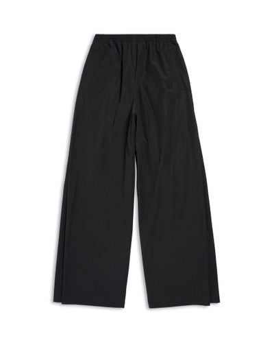 Balenciaga Double Front Tracksuit Pants - Black