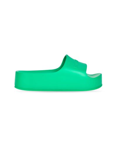 Balenciaga Chunky Slide Sandal - Green