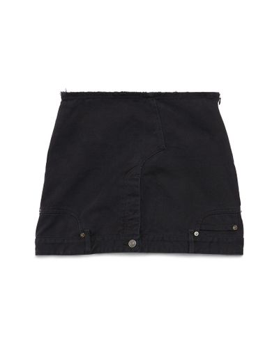 Balenciaga Upside Down Skirt - Black