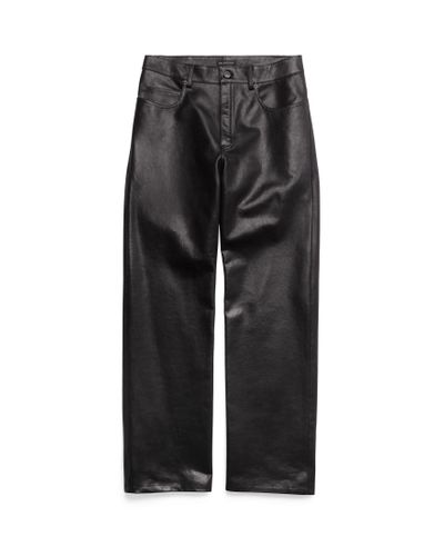 Balenciaga Pantaloni medium fit - Nero