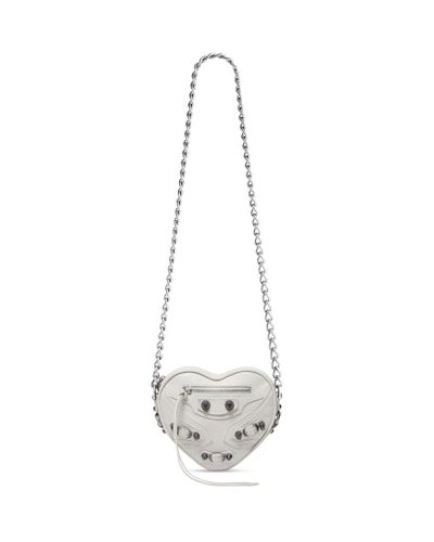 Balenciaga Le Cagole Heart Mini Bag - Metallic