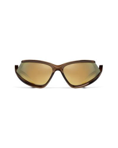 Balenciaga Side Xpander Cat Sunglasses - Natural
