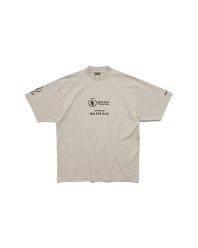 Balenciaga Wfp-print Cotton T-shirt - Gray