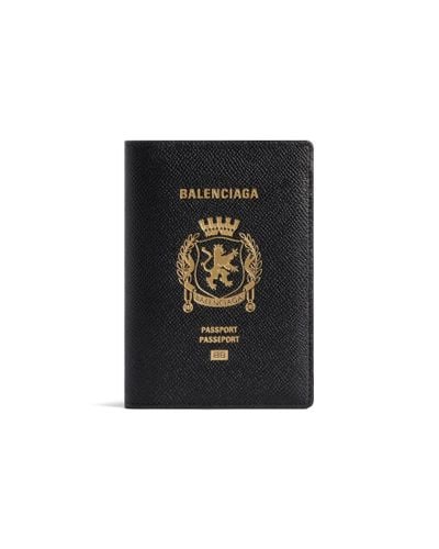 Balenciaga Custodia passport - Nero