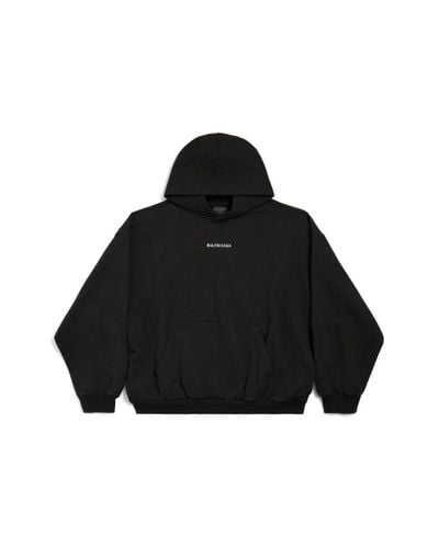 Balenciaga New back hoodie medium fit - Schwarz