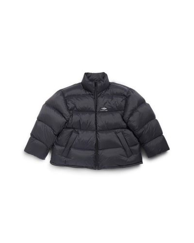 Balenciaga 3b sports icon ski puffer - Blau