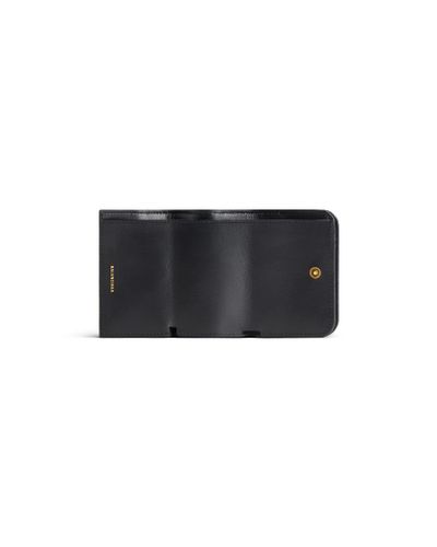 Balenciaga Monaco Mini Wallet - Black