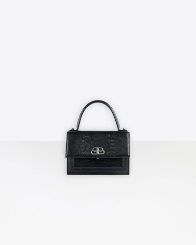 Balenciaga Sharp Xs Satchel Shoulder Bag - Black