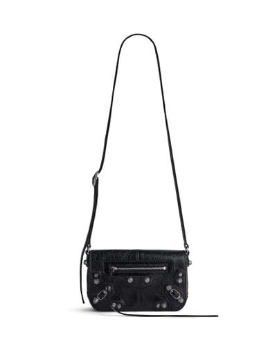 Balenciaga Le Cagole Mini Flap Bag - Black