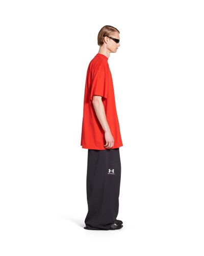 Balenciaga Under Armour® T-shirt Oversized Fit - Red