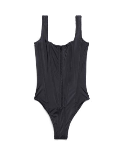 Balenciaga Corset Swimsuit - Black