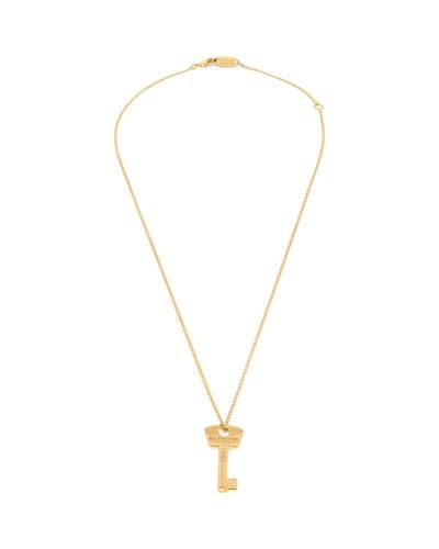 Balenciaga Amour Key Necklace - Metallic