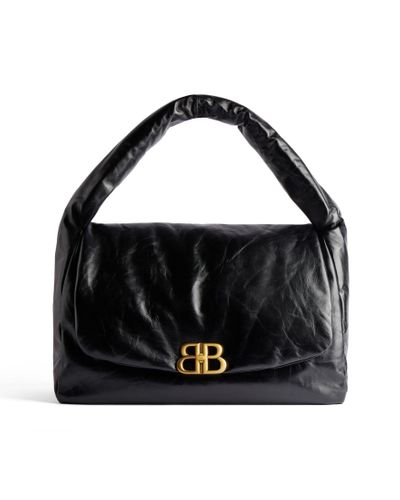 Balenciaga Monaco Large Sling Bag - Black
