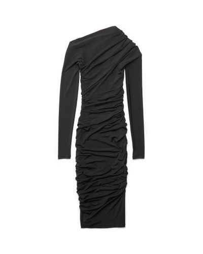 Balenciaga Twisted Mini Dress - Black