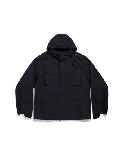 Balenciaga Parka militar - Azul