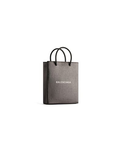 Balenciaga Large Shopping Bag Metallized - Black
