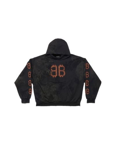 Balenciaga Crypto hoodie medium fit - Schwarz