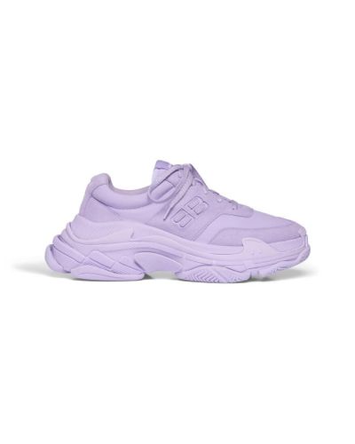 balenciaga high top womens purple