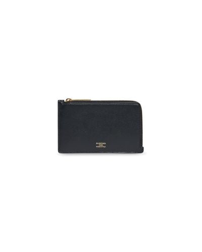 Balenciaga Envelope Long Coin And Card Holder - Black