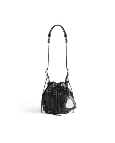 Balenciaga Le Cagole Xs Bucket Bag - Black