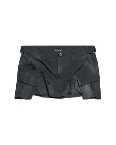 Balenciaga Cargo Mini Skirt - Black